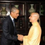 Radhanath Swami trifft Barack Obama